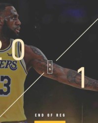  詹姆斯三双助湖人险胜马刺  